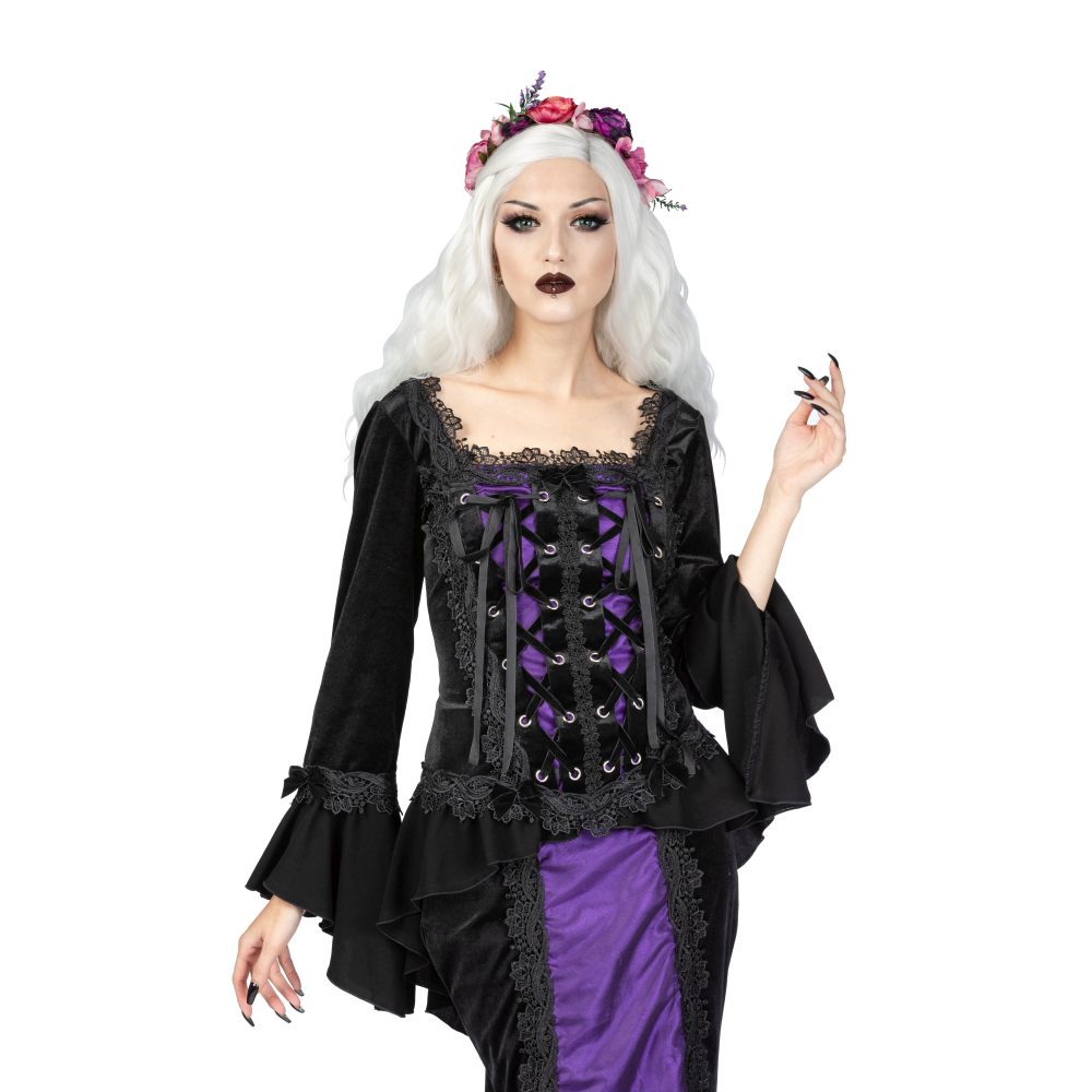 Sinister - 1131 Longsleeve top - Zwart/Paars